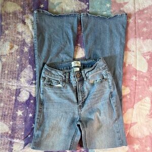 Mudd Blue Flare Wide Leg Jeans